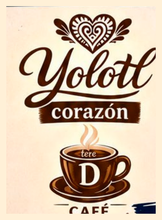 Logotipo Yólotl Corazón de Café